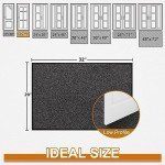 Mibao Heavy-Duty Dirt Trapper Door Mat, 20"x32