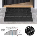 Heavy Duty Non-Slip Outdoor Mat - 18 x 30 Inches