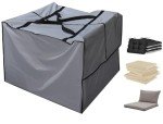 Outdoor Square Cushion Storage Bag with Zipper