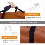 Water-Resistant Outdoor Cushion Storage Bag 50x15x25