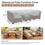 Waterproof Heavy Duty Patio Furniture Covers Set