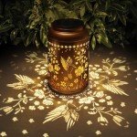 Hummingbird Solar Lanterns for Outdoor Decor
