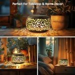 2 Pack Waterproof Solar Lanterns for Outdoor Decor