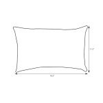 Pillow Perfect Monti Chino Lumbar Pillows - Orange