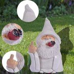 Naughty Smoking Wizard Garden Gnome Figurine