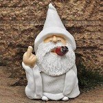 Naughty Smoking Wizard Garden Gnome Figurine