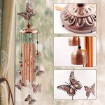 Butterfly Wind Chimes for Patio and Garden Decor
