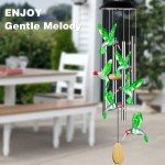 Hummingbird Solar Wind Chimes for Garden Decor