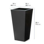 Step2 Tremont Tall Square Planter - 2-Pack