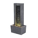 Demeter Water Fountain with LED Lights for Outdoors