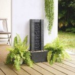 Demeter Water Fountain with LED Lights for Outdoors