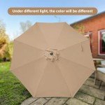 9FT Outdoor Patio Umbrella with Crank and Tilt