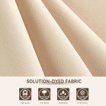 Beige 10x13 FT Cantilever Patio Umbrella with Lights