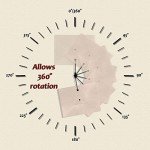 Beige 9' x 11.5' Cantilever Patio Umbrella