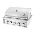 5-Burner Stainless Steel Built-In Gas Grill