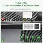 30-Inch 4-Burner Propane Gas Grill for Outdoor Kitchens