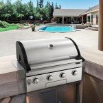 30-Inch 4-Burner Propane Gas Grill for Outdoor Kitchens