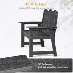 ONBRILL 2-Person Weatherproof Outdoor Garden Bench