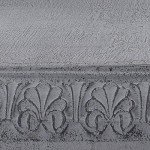 Gray Fiberclay Outdoor Patio Bench for Gardens