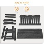 ONBRILL 2-Person Weatherproof Outdoor Garden Bench