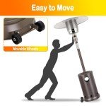 Hykolity 50,000 BTU Propane Patio Heater Table