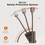 SMUG 48,000 BTU Outdoor Patio Heater with Wheels