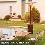 SMUG 48,000 BTU Outdoor Patio Heater with Wheels