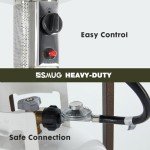 SMUG 48,000 BTU Outdoor Patio Heater with Wheels