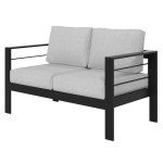 Wisteria Lane All-Weather Outdoor Aluminum Loveseat