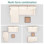 3-Piece Wicker Sectional Patio Furniture Set