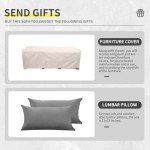 Lviden 3-Seat Wicker Patio Sofa with Cushions