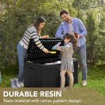 Devoko 100 Gallon Waterproof Outdoor Deck Box