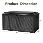 Devoko 100 Gallon Waterproof Outdoor Deck Box