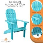 Blue Weather Resistant PolyTEAK Adirondack Chair