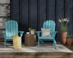 Blue Weather Resistant PolyTEAK Adirondack Chair