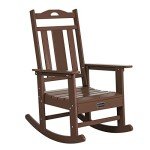 Oversized All-Weather Outdoor Rocking Chair