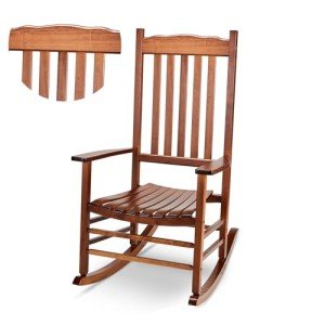 Outvita Outdoor High Back Rocking Chair