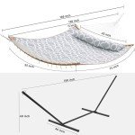 HBlife Heavy Duty Double Hammock with Stand