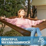 Handwoven XL Mayan Hammock with Tree Straps