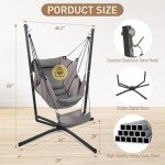 MICEPLAY 360° Swivel Hammock Chair with Stand
