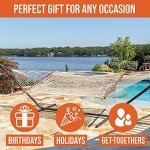 13 ft. Double Hand Woven Cotton Rope Hammock