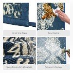 Waterproof Reversible 5x8ft Outdoor Area Rug