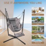 MICEPLAY 360° Swivel Hammock Chair with Stand