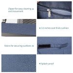 9-Piece Rattan Dining Set with Swivel Chairs