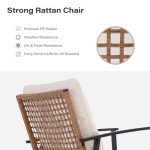 7-Piece Outdoor Dining Set with Swivel Chairs