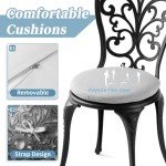 3-Piece Outdoor Bistro Table and Chair Set