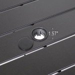 Elegant Outdoor Dining Table for 6 with Umbrella Hole