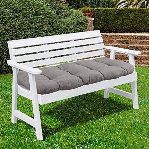Premium Outdoor Loveseat Chair Cushions - Silver