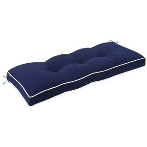 Water-Resistant 42"x16" Tufted Outdoor Bench Cushion
