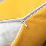 Yellow Outdoor Waterproof Throw Pillow Covers - Set of 2